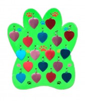 Display Plaq. Coração 18 unid.