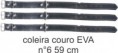 coleira couro EVA n°06 - 59 cm
