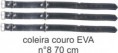 coleira couro EVA n°08 70 cm